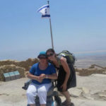 The top of Masada with a Birthright Israel Accessibility Trip