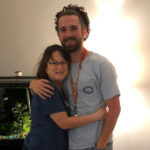 2019 Birthright Israel participant Riley Pope with his mom in Memphis, TN