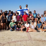 Ashley with her Birthright Israel group
