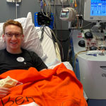 Ben donating stem cells for Gift of Life
