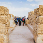 Birthright Israel participants at Masada