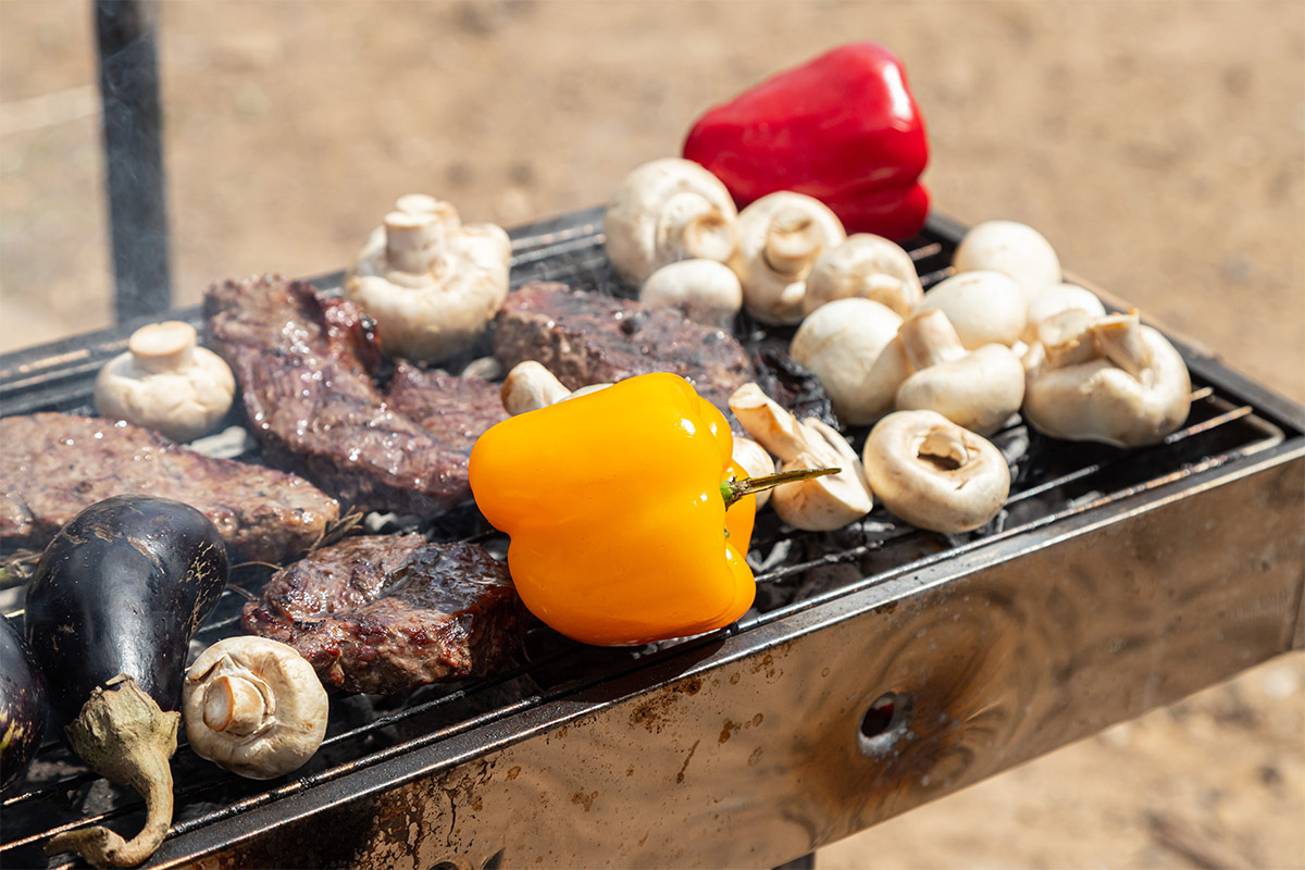 An mangal or grill commonly used in Israel on Yom Haatzamut