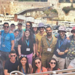 Birthright Israel group in front of the Western Wall in Jerusalem, June 2021. Credit: Sami Marshak.