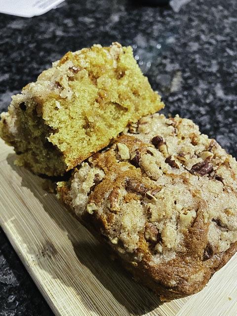 Birthright Israel alumna Abby Dahan's Pumpkin Streusel Coffee Cake