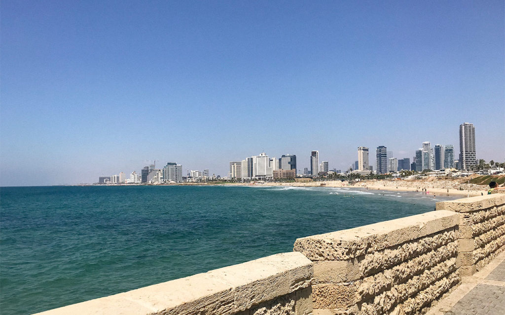 Landscape of Tel Aviv taken by Caleb Esrig on his Onward Israel trip