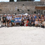 Mike Boulrice praying at the Kotel on his 2022 Birthright Israel trip