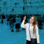Sivan Brodo-Abo standing in front of the Kotel on Birthright Israel