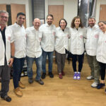 Birthright Israel Alums Dr. Ilya Aylyarov, Dr. Avital Ludomirsky and Dr. Joshua Winer with fellow physicians volunteering